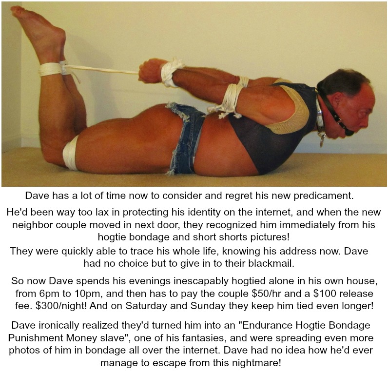 Hogtie Bondage Captions