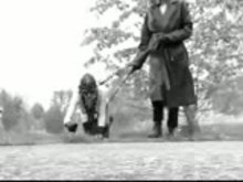Ponygirl training outdoors