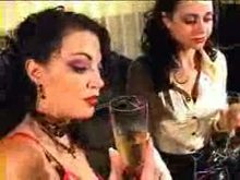 Latex Mistresses with latex slave