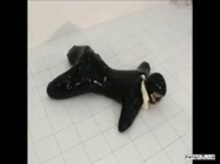 Rubber Bondage Video - spermaschluckerin