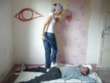 French Femdom CBT and Trampling