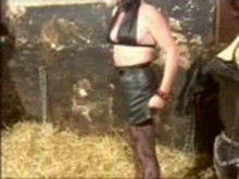 Slaves education in the stable