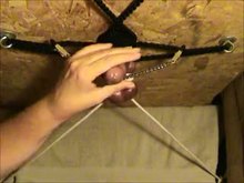 CBT - cock milking in Glory Hole