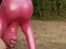 Outdoor Latex BDSM and Bondage