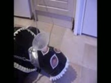 Male Rubber slave - Daily life