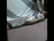 Saran Wrap Pain and Pleasure - Homemade