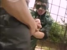 Latex bizarre outdoor sex and anal