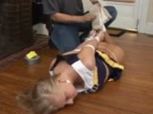 Hogtied Cheerleader