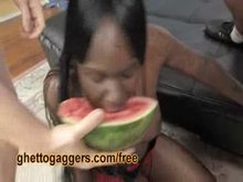 White Guys Degrade A Black Slut And Fuck Her Ass