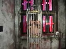 Caged Male Slave