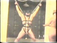 Electro Shocked male slave entertaining house-wife