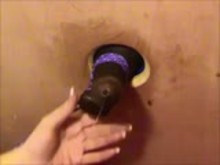 Black cock milked in cockboard