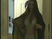 Self Bondage in Toilet