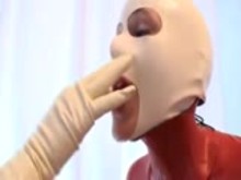 Lesbian Latex Slave's Servitude