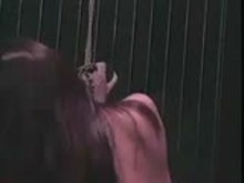 Bound and Whipped Asian Slave girl part 2