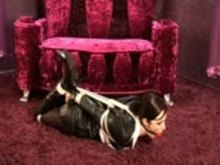 Hogtied Elegant Brunette