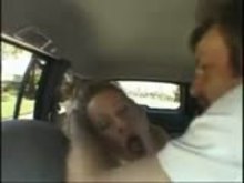 Blonde MILF used in Van
