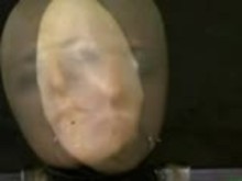 Breath Play in Latex Hood