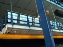 Slut sucking cock in Public Train station