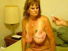 Mature Slave Gets it Hard