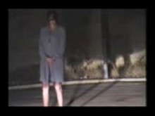 Sub girl Blindfolded Dogging