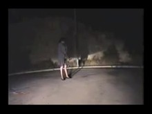 Sub girl Blindfolded Dogging