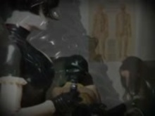 Lesbian Rubber BDSM - Anal and Electro