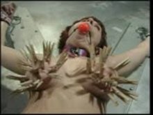 Tit Torture with Cloth Pegs