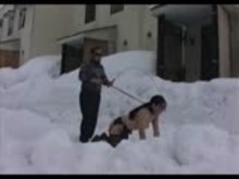 Snow BDSM - Outdoors