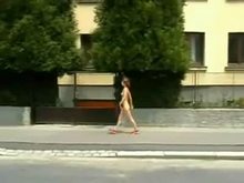 Slut nude in Public