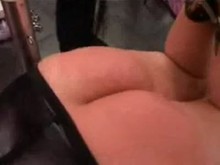 Tits Nailed to board - Extreme BDSM