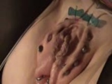 Real life Slave's Cunt Punishment