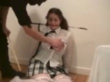 School Girl Disciplined
