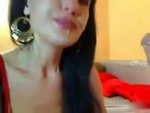Anal and Gagging for her Dildo