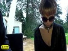 Young Sub girl used by group