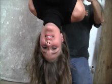 Hogtied in suspension