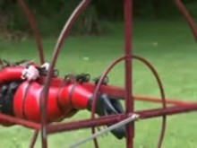 Bizarre ride for Latex Slave