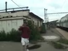 Amateur blowjob in a train full of people