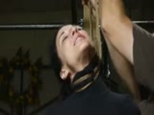 Brunette in Bondage Punished and Dominated