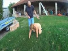 Female Slave Outdoors - Homemade