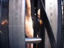PVC Mistress Pegging