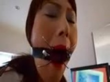 Spider gag and bondage