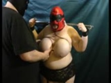 Slave Meat's heavy Tit torment