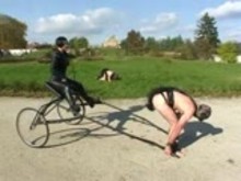 Outdoor fun for the mistress