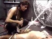 Cock and ball torture - Screaming Male Slave
