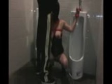 Japanese toilet slave