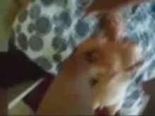 Amateur cuckolding while hubby films