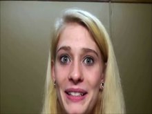 Training of Blonde Slave