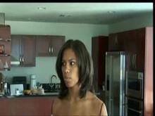 Sexy Ebony Girl Spanked