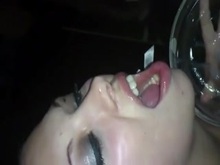 Cum Slut at Work